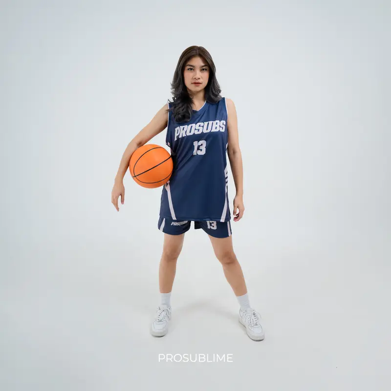 Jersey Basket BASIC RETRO GREY BASKET Jersey PROSUBS   - Jersey Basket Basket Big Size Jumbo - Jersey basket Free Custom Nama & No Punggung Olahraga 3