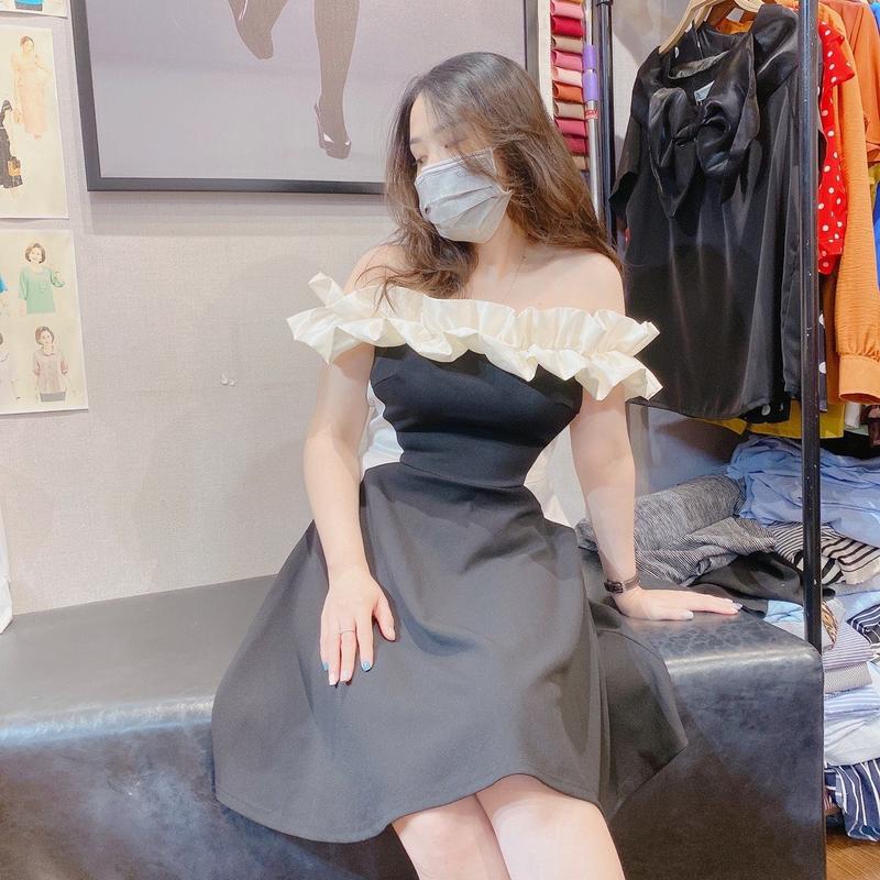 Đầm trễ vai thiết kế cao cấp bigsize VT0923 2