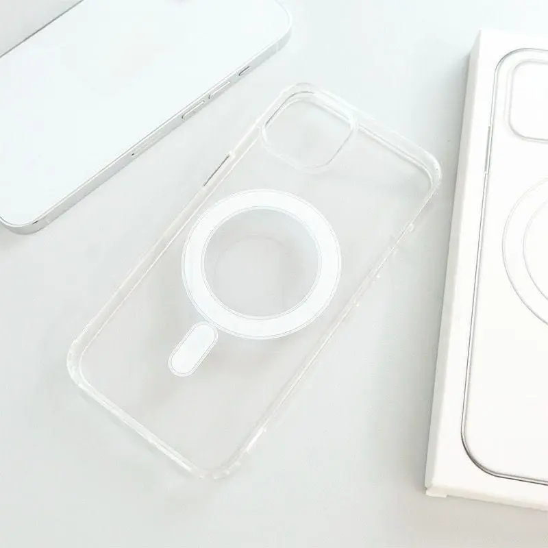 [+PACKING BOX] MAGSAF*CASE - Fullcover Anticrack on every side - For 1p 7 8 7+ 8+ XR XSMAX 11 12 13 14 15 16 PRO PROMAX PLUS casing full cover pelindung handphone Hardcase Softcase Bumper Silikon RCI194 4