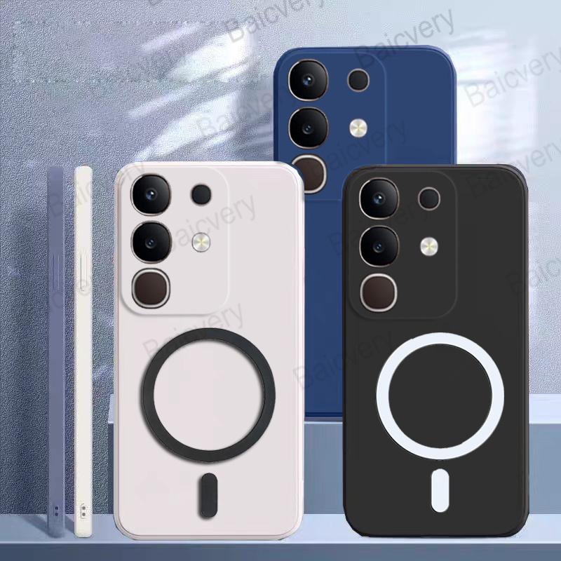 เคสกันกระแทกแบบด้าน สำหรับ VIVO Y29 4G และ T4X 5G พร้อมสติกเกอร์แม่เหล็ก