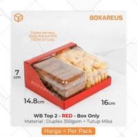 Gambar Box Mika Kotak Hampers Dus Kue Kering Parcel Box Toples | WB TOP 2 - Brown dari Box Are Us Kota Bandung 4 Tokopedia