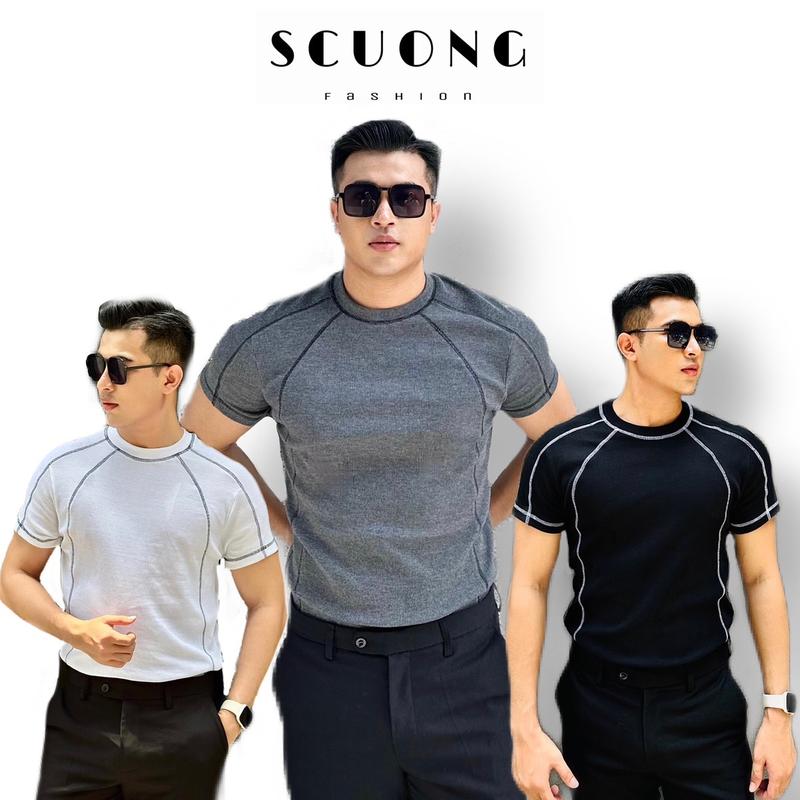 Áo Thun Body Nam Phiên Bản Hách Dáng Body Vải Dày Thun Gân -Thương Hiệu SCuong