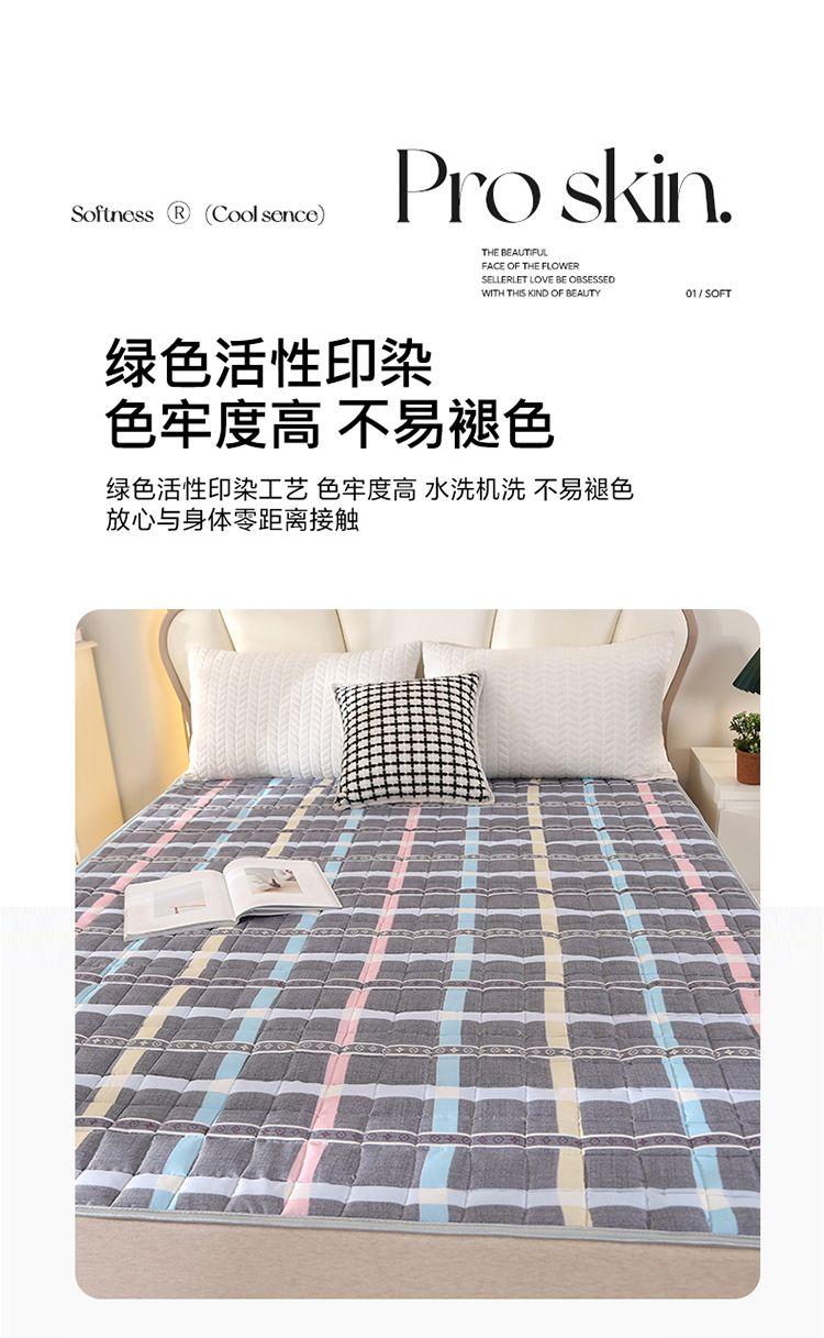 Product Introduction of New Four Seasons Foldable Non-Slip Thin Mattress Tatami Protective Pad Single Double Student Dormitory Protective Pad 6