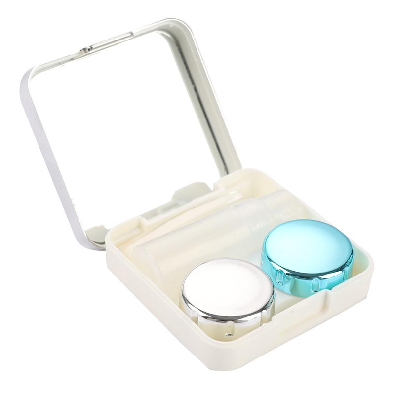 Product Introduction of Fashion Contact Lens Case Mirror Soaking Container Business Travel Holder Kit 24