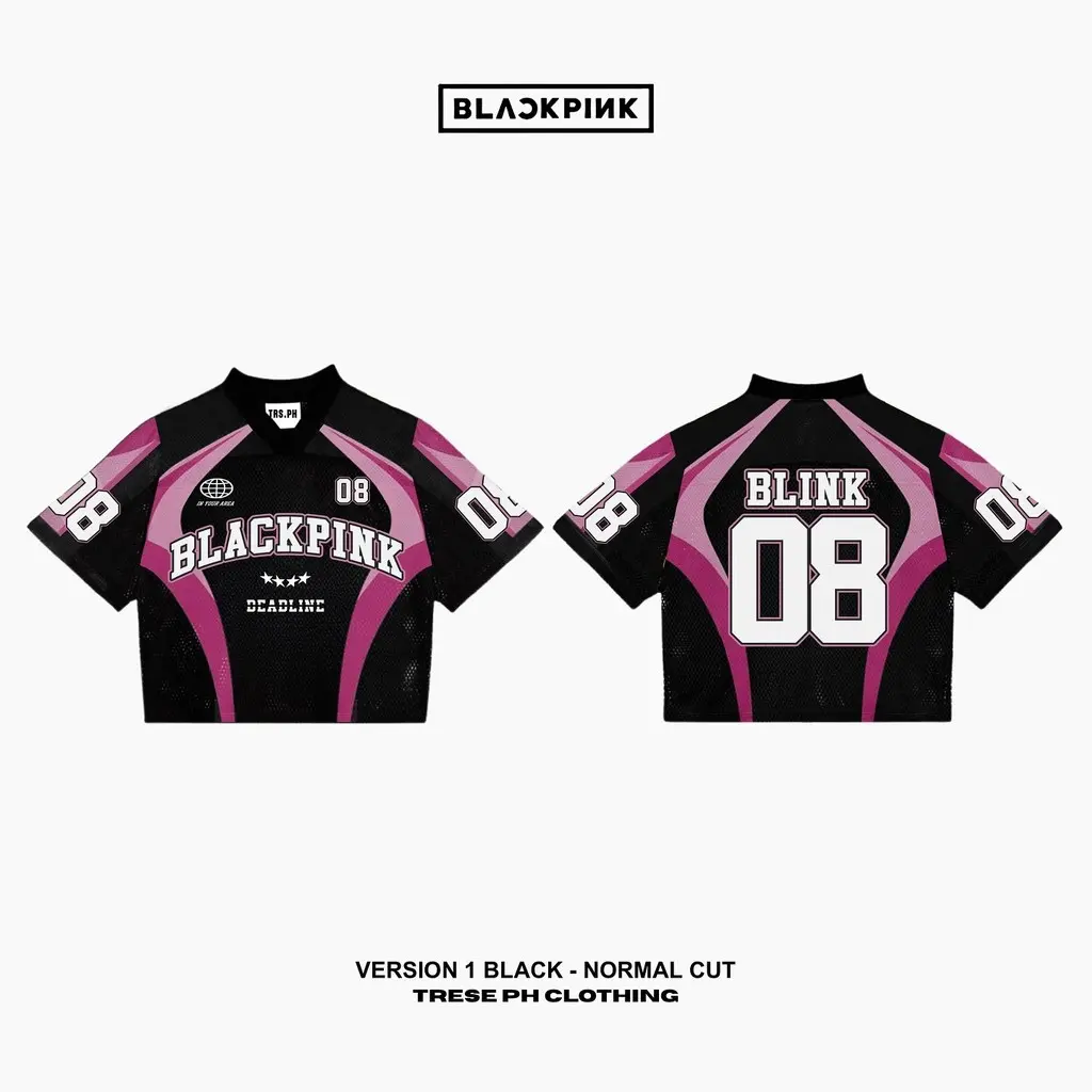 2025 New BLACKPINK Jersey Fan Exclusive Fashion V-Neck Jersey