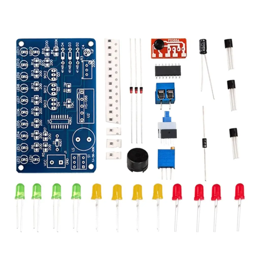 Electronic DIY Kit Flash Light Kits Flashing Soldering Practice Board PCB Circuit Training Suite