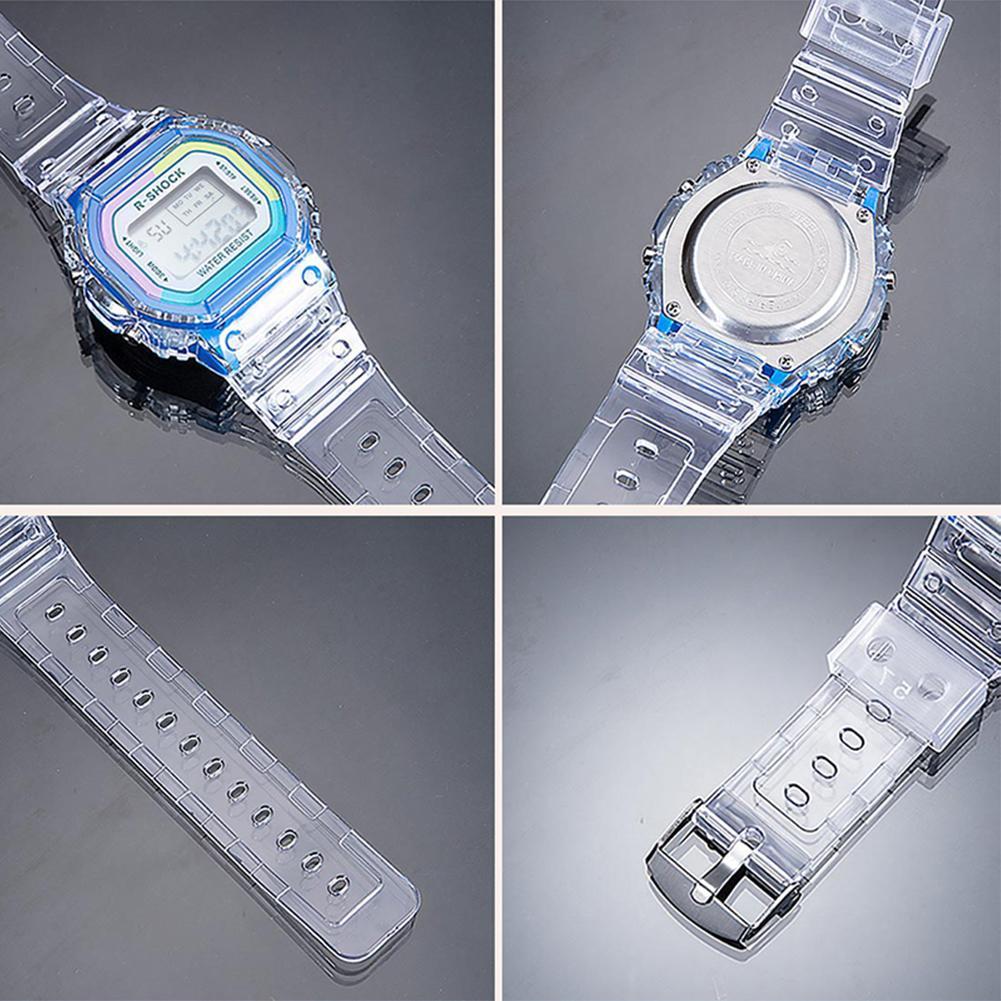 【TERSEDIA & COD】ins Fashion Electronic Sports Watch for Men and Women Students Square Led Watch W1J6