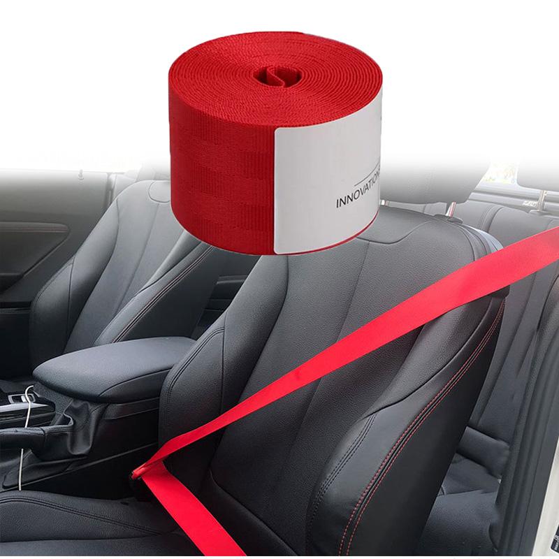 Product Introduction of COD FREE Shipping 38 Colors 3.6M/Roll Car Seat Belt Webbing Car High-Strength Polyester Seat Safety Belts Car Accessories 16