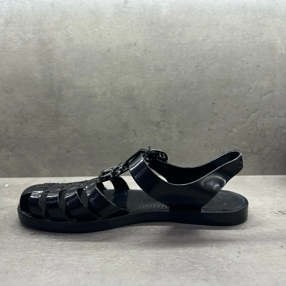 Dép dọ đen bóng mẫu ốc vít 2024 ful size 37-43