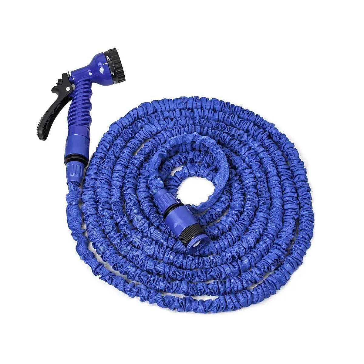 Magic Expandable Stretchable Garden Hose Plastic Lightwieght with 7-Setting Different Types of Spray (Random Color)