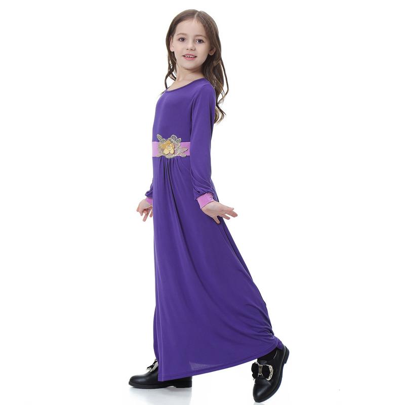 Product Introduction of 4-16 years old Muslim Girl Skirt Set Muslim Girl Long Dress Set Muslim Girl Clothing Girl Batman Skirt Set Children's Clothing South East Asia Girl Long Dress Dress 21