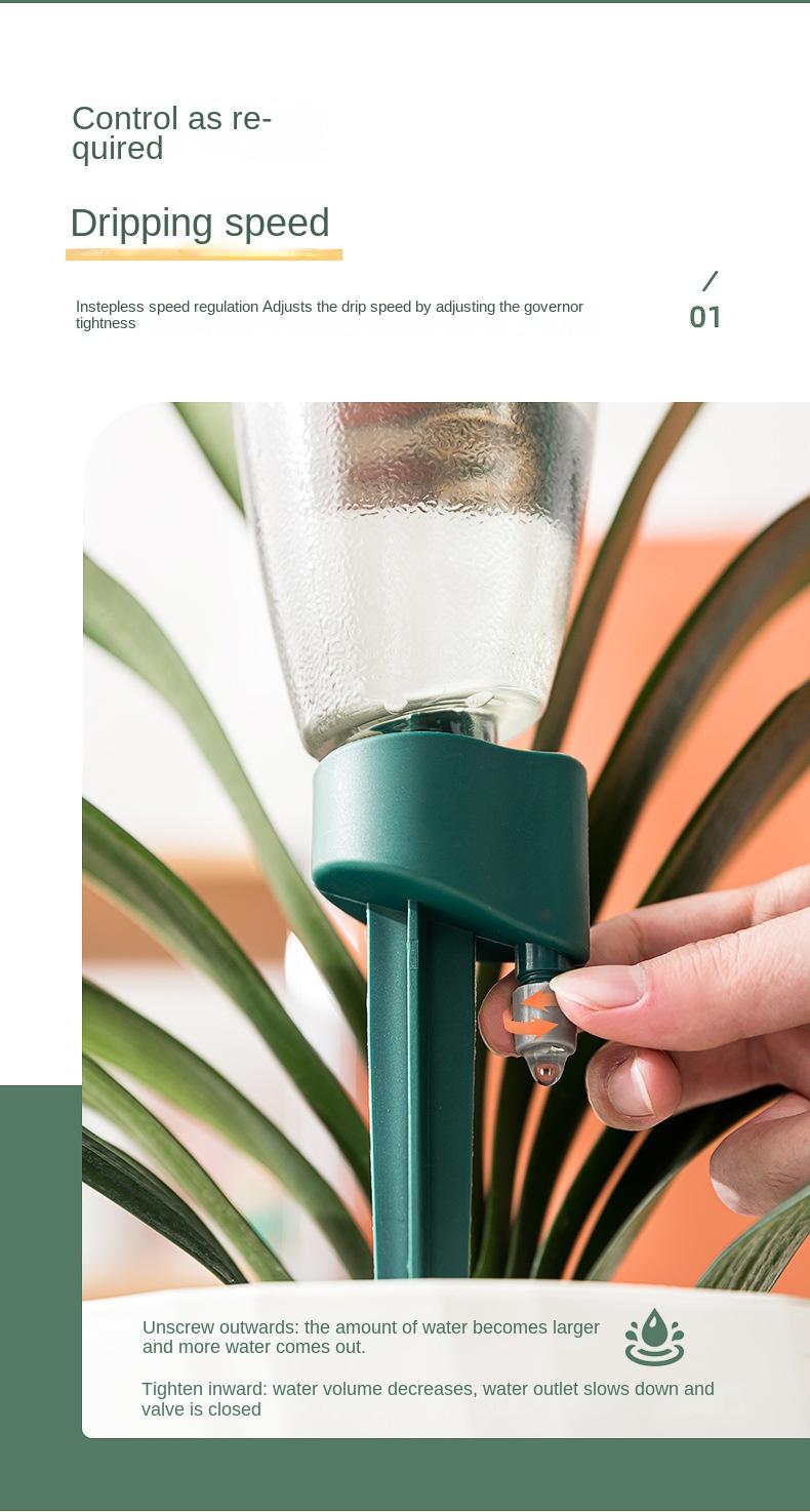 Product Introduction of Automatic Watering Tool, Drip Irrigation, Plant Watering System, Home Use, Travel Watering Can, Water Bottle for Plants 1