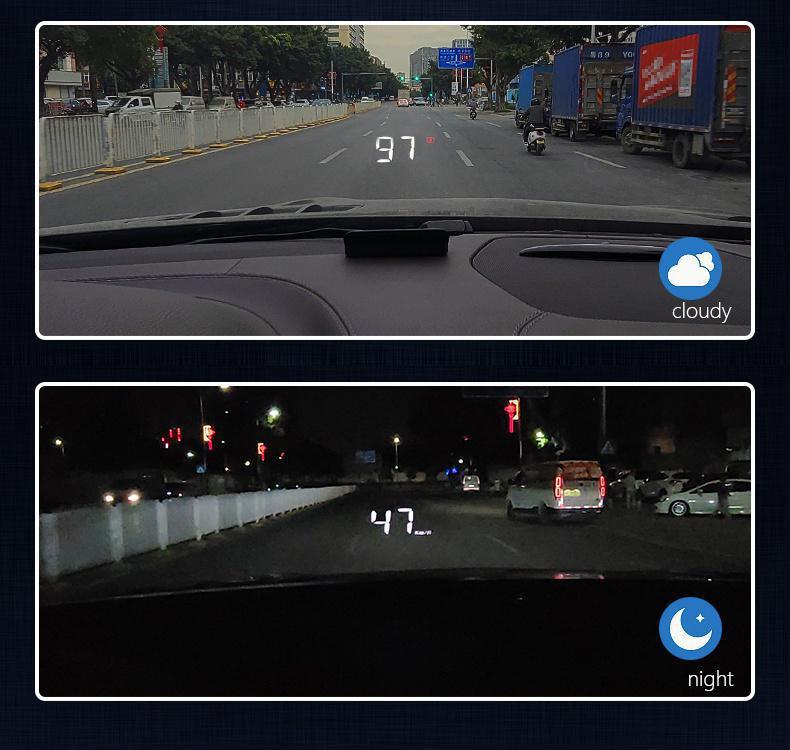 Product Introduction of OBD2 HUD Car Head Up Display Speedometer Monitor on Board Computer Windshield Projector Digital Electronic Auto Accessories 20