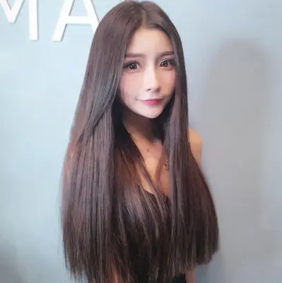 Wig Full Lace Rambut Wanita Panjang Lurus Mid-hair / Wig Long Straight Hair Smooth Beautiful 6