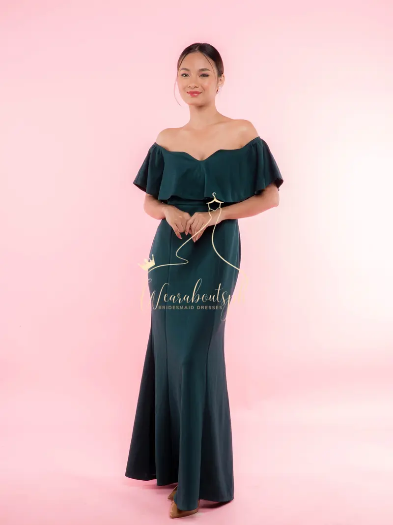 Adelfa bridesmaid dress Women Neoprene - TikTok Shop Philippines