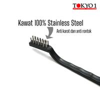 Gambar Tokyo1 Stainless Mini Brush 2P Sikat Stainless Steel 199294 dari TOKYO 1 Kota Administrasi Jakarta Utara 1 Tokopedia