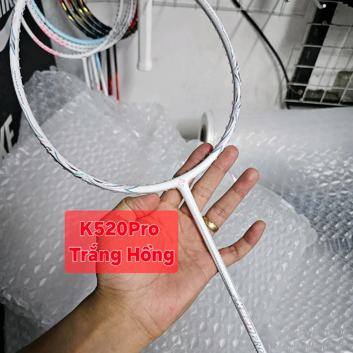 K520Pro New Hồng trắng