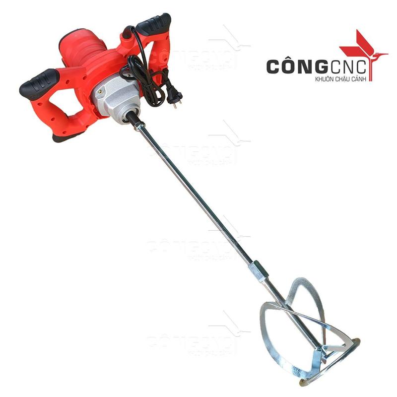 Máy Trộn Bê Tông Cầm Tay Điện 2100W công Cụ Hữu Ích Trong Đổ Chậu Cảnh 4
