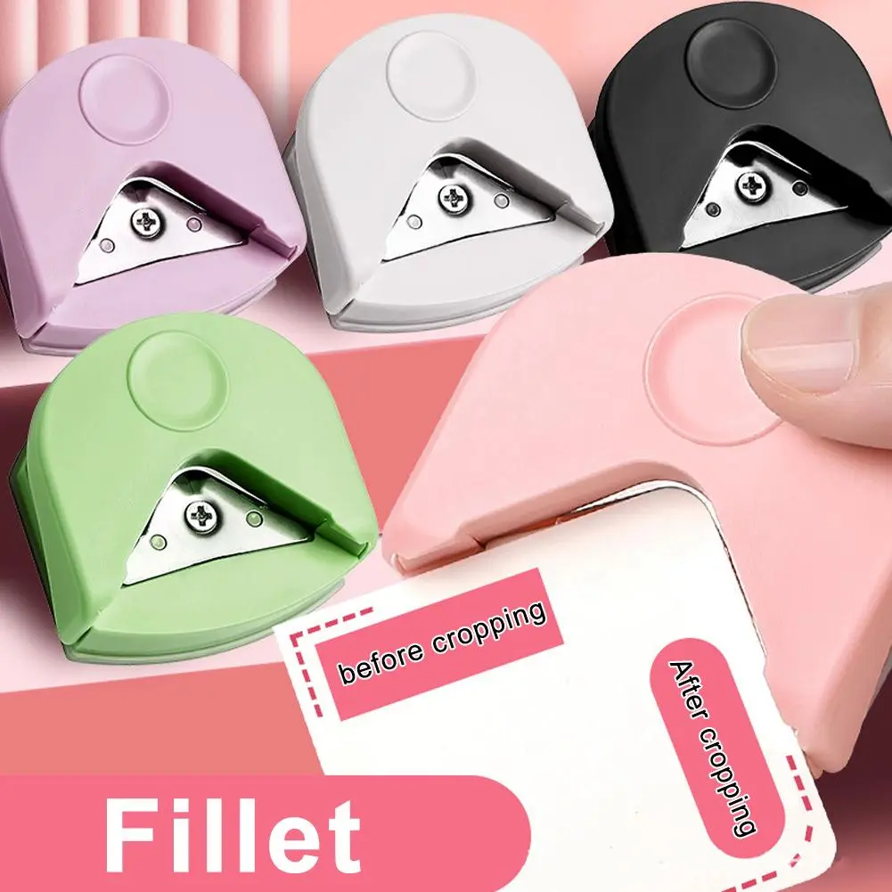 Mini Portable Round Corner Rounder Punch Trimmer 4mm For Card Photo Paper