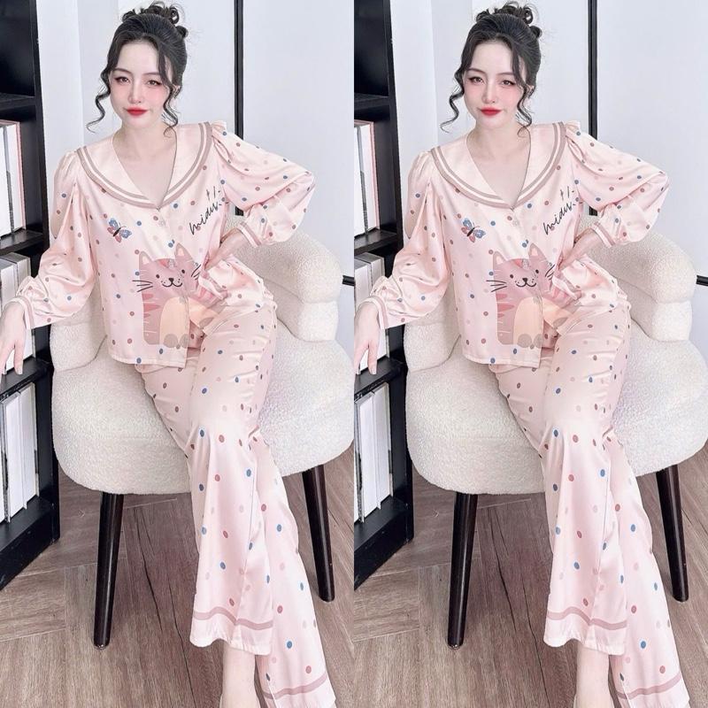 TDQD CỔ NEW TAY PHỒNG!!! Chất lụa latin - phom 40< 60kg  Hàng e may kĩ đẹp có túi quần 6