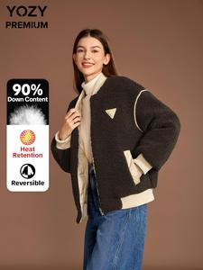 90% Down Mid Weight Down Vest with 600 Fill Power, Light and Warm, Migration Resistance, Yozy Premium Women's Down Vest