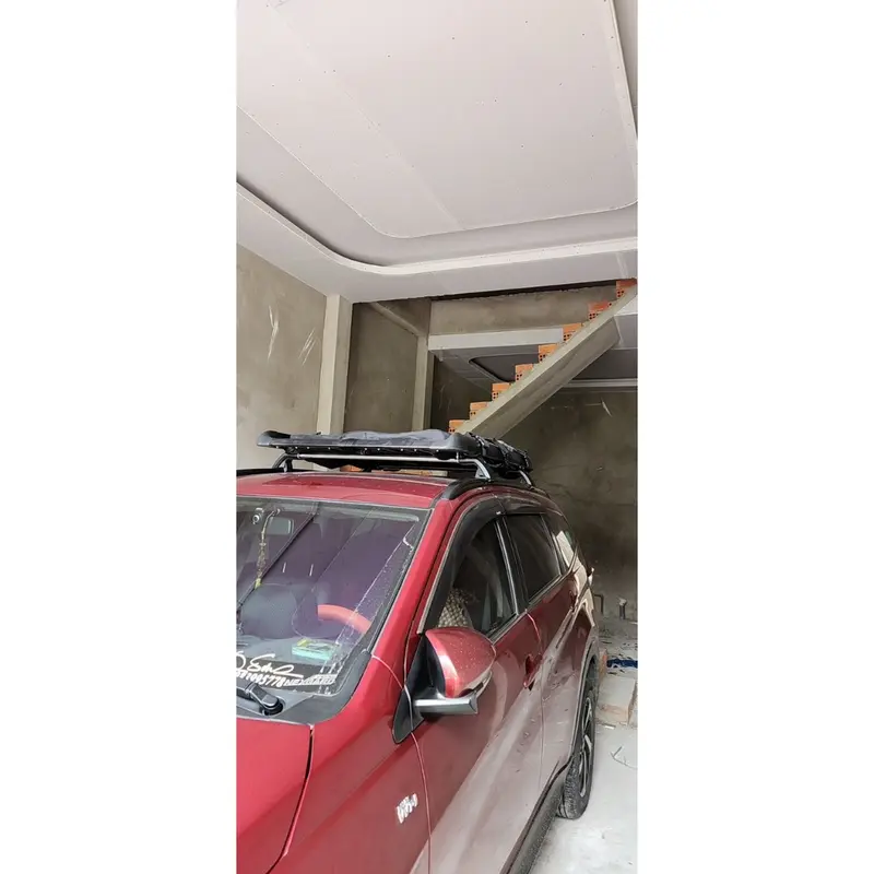 Giá nóc cho xe Hyundai i10⚡ HÀNG LOẠI 1 ⚡ Baga chất liệu hợp kim nhôm nhẹ bền, thiết kế thể thao 6