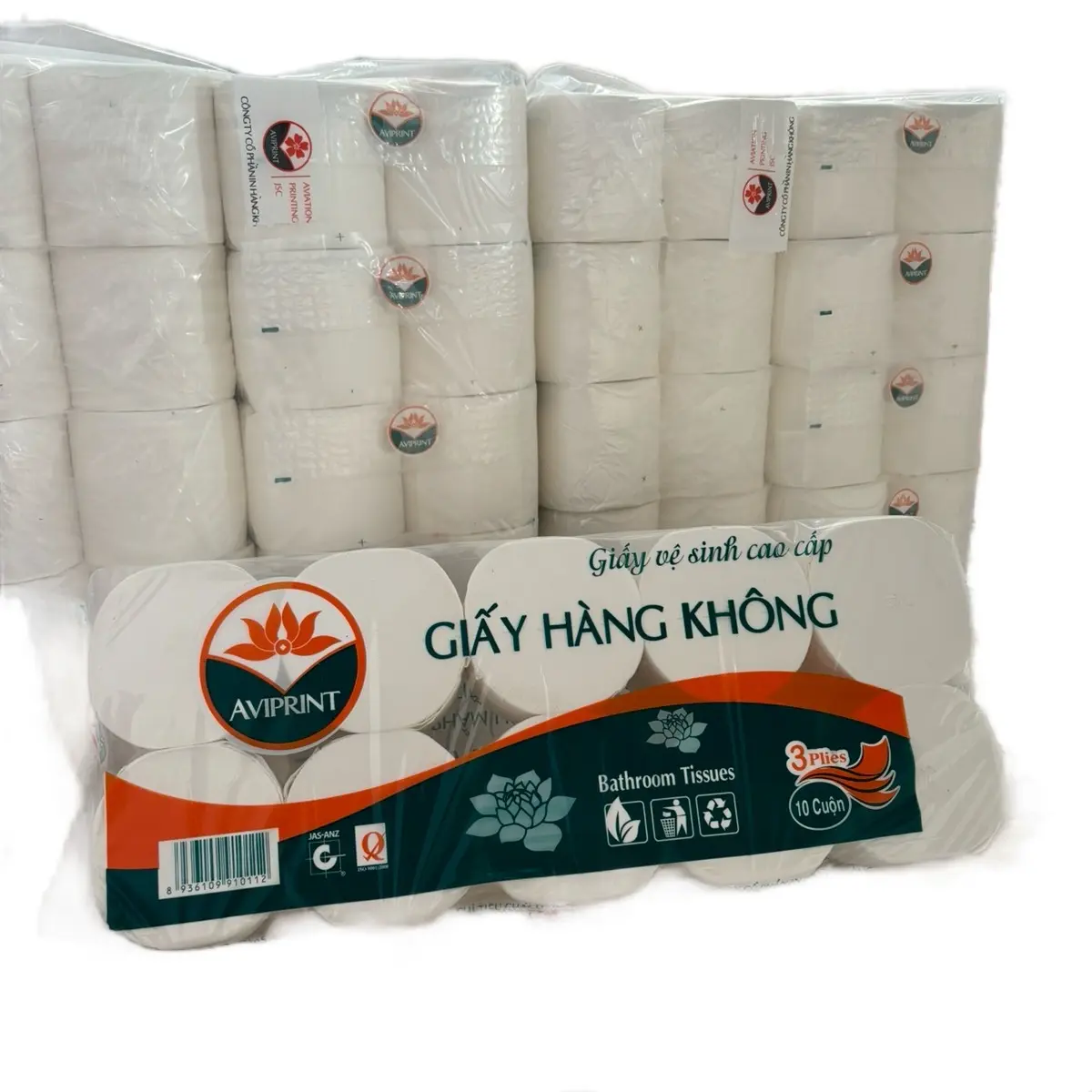 Tặng 2 gói rút nhỏ khi mua combo 2 dây giấy Hàng Không ( 3 lớp 1 lõi - 1 đặc )