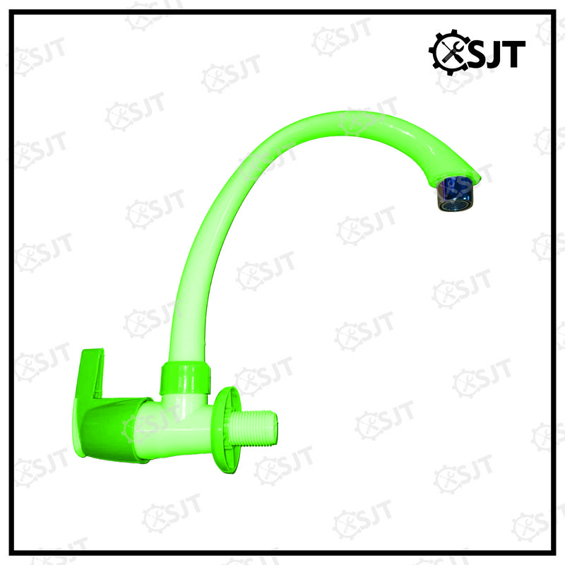 SJT - Kran Angsa Model Engkol PVC / Kran Air Cuci Piring Plastik Model Angsa Keran Ungu Wastafel Tanpa Garansi 3