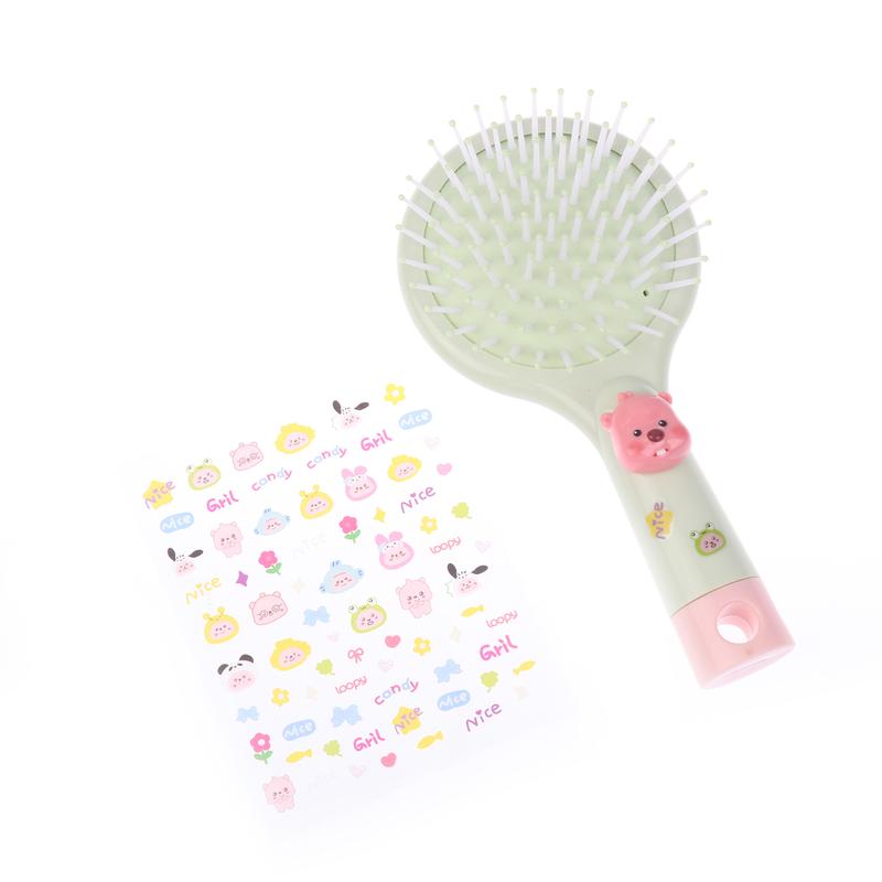 Product Introduction of 1Pcs Hair Brush Simplicity Fashion Solid Color Massage Air Cushion Comb With Mirror Lovely Hair Care Tool 23