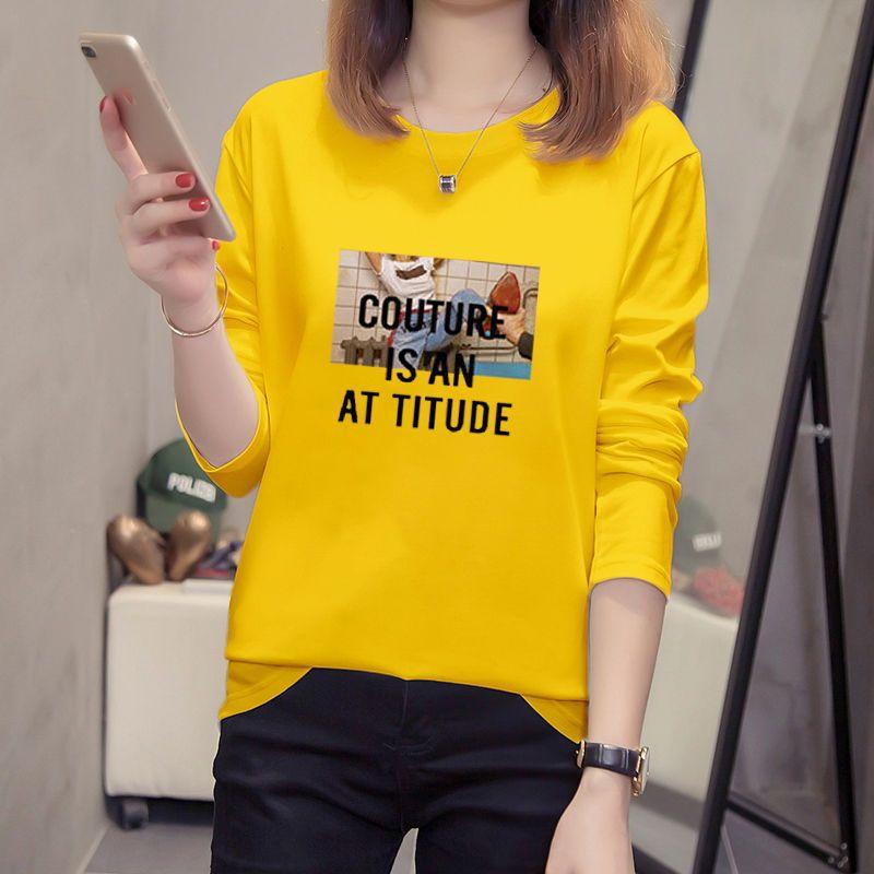 Product Introduction of Áo Thun Dài Tay, Màu Mơ Mùa Thu, Dành Cho Học Sinh Nữ, Dáng Rộng Vừa Vặn, Phong Cách Hàn Quốc, Ngoại Cỡ Ins, Quần Áo Che Nắng, Hàng Mới Về 2022 22