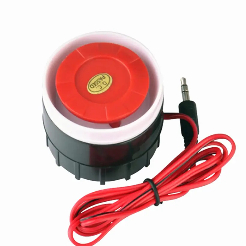 DC 12V Wired Mini Horn Siren Home Security Sound Alarm System 120dB Anti-theft Speaker Buzzer