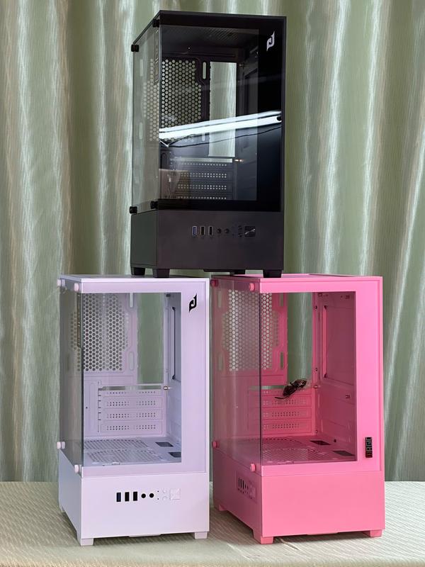 Vỏ case bể cá mini E-MASTER | VSP | MAGIC M-ATX ITX nhỏ gọn sẵn 3 màu trắng - đen - hồng thùng cpu máy tính pc