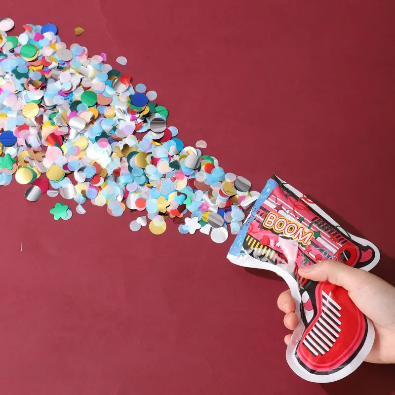 Phụt Bắn Kim Tuyến Confetti Vui Nhộn Cho Tiệc Sinh Nhật, Đám Cưới, Party 2
