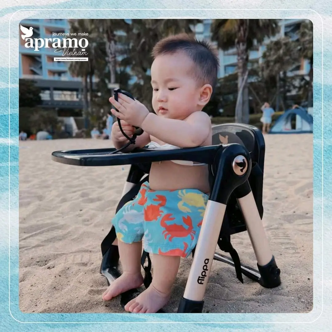 Ghế ăn dặm Apramo chính hãng