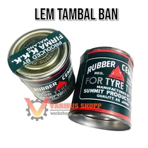 Rubber Cement Lem Karet Tambal Ban Tiptop Lem Cacing Ban Tubeless Pyramid Kemasan Tube