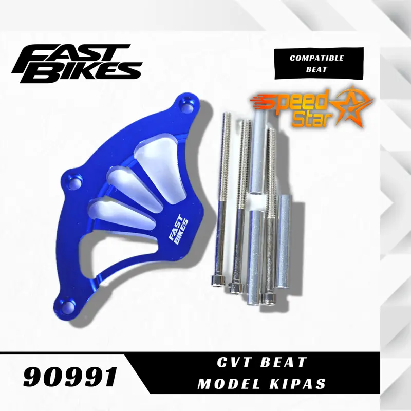 Cover CVT Tutup Pelindung Mesin CVT Model Kipas 90991 Full CNC Honda Beat Scoopy Vario 1