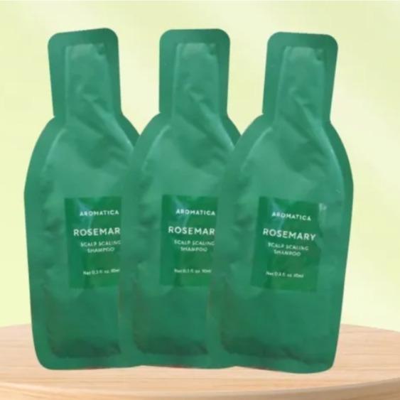 [GIFT- HÀNG TẶNG KHÔNG BÁN] Dầu Gội Hương Thảo AROMATICA Rosemary Scalp Scaling Shampoo 10ml Dưỡng Tóc 1