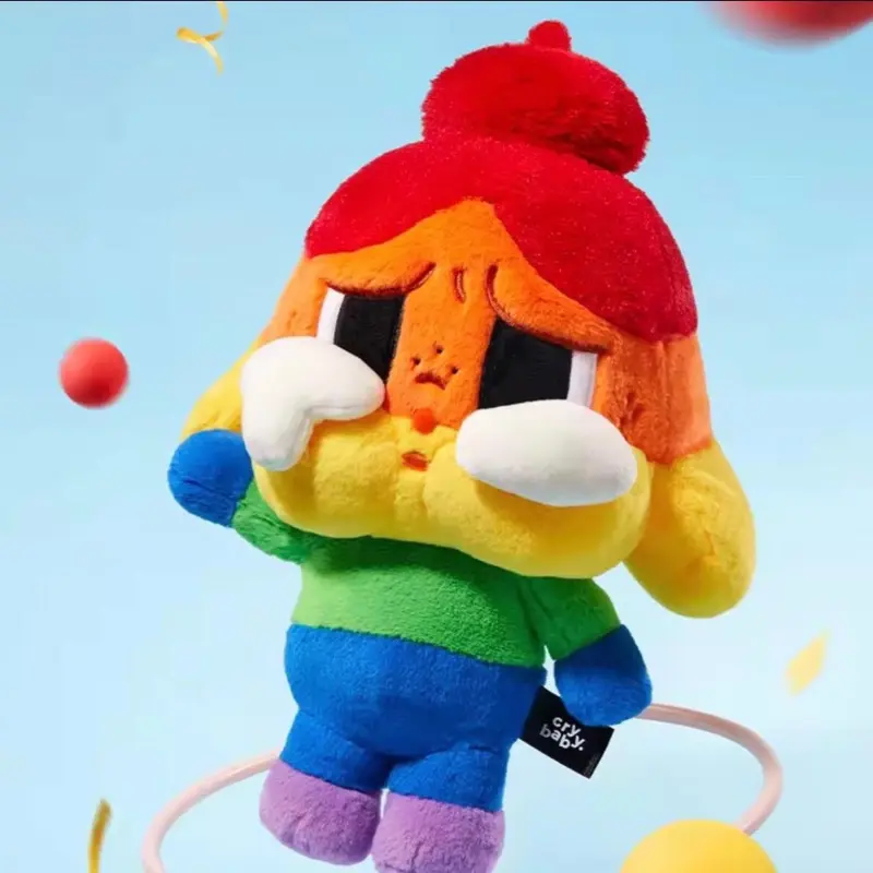 ￼POP MART CRYBABY CHEER UP, BÉ! Series-mặt dây chuyền búp bê sang trọng