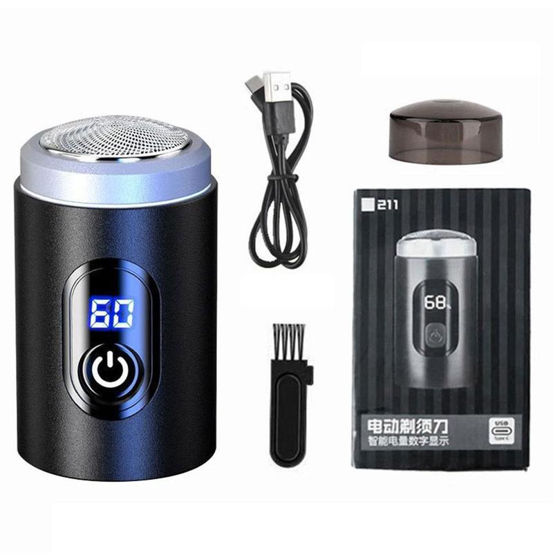 Digital Power Display Mini Razor Car Travel Razor Portable Men's Razor 8