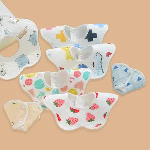 CHR Bib bayi anti air waterproof unisex motif lucu | Tadah iler | Celemek bayi Baby Slabber halus