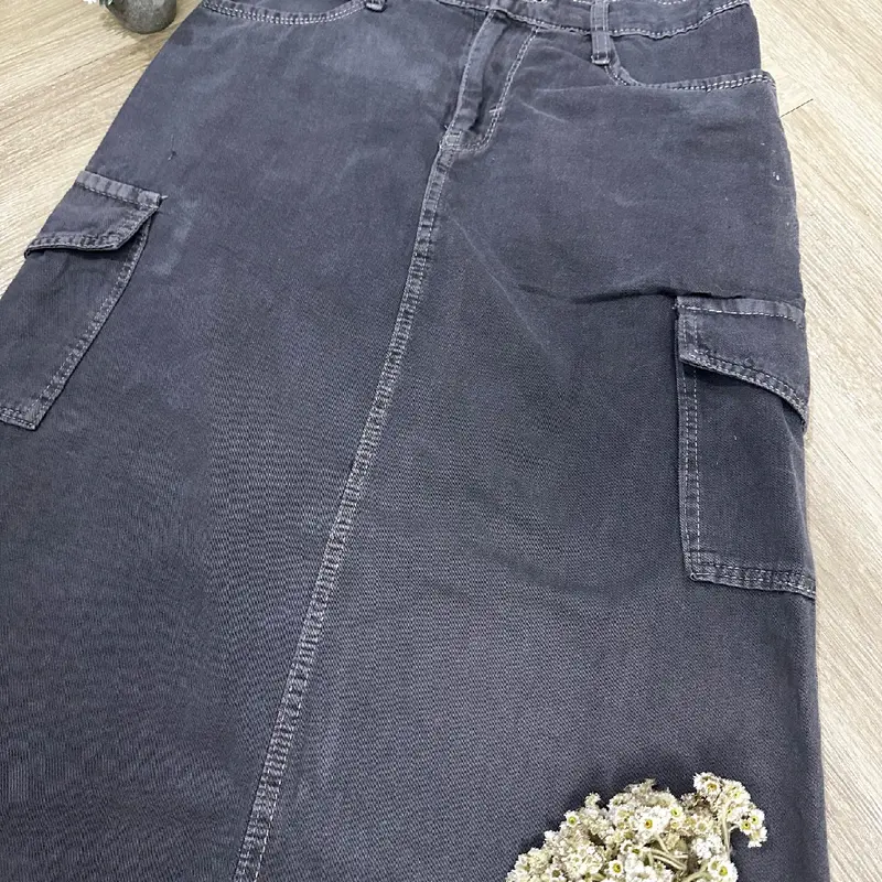 rok cargo pinggang karet Santai 2