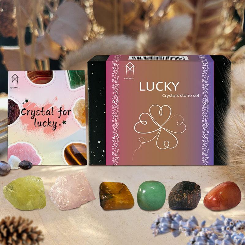 Product Introduction of Artificial Crystal Meditation Healing Set, 1 Box Crystal Stone Gift Box, Meditation Healing Stone Set, Party Gift for Friend & Family, Home Decor 2