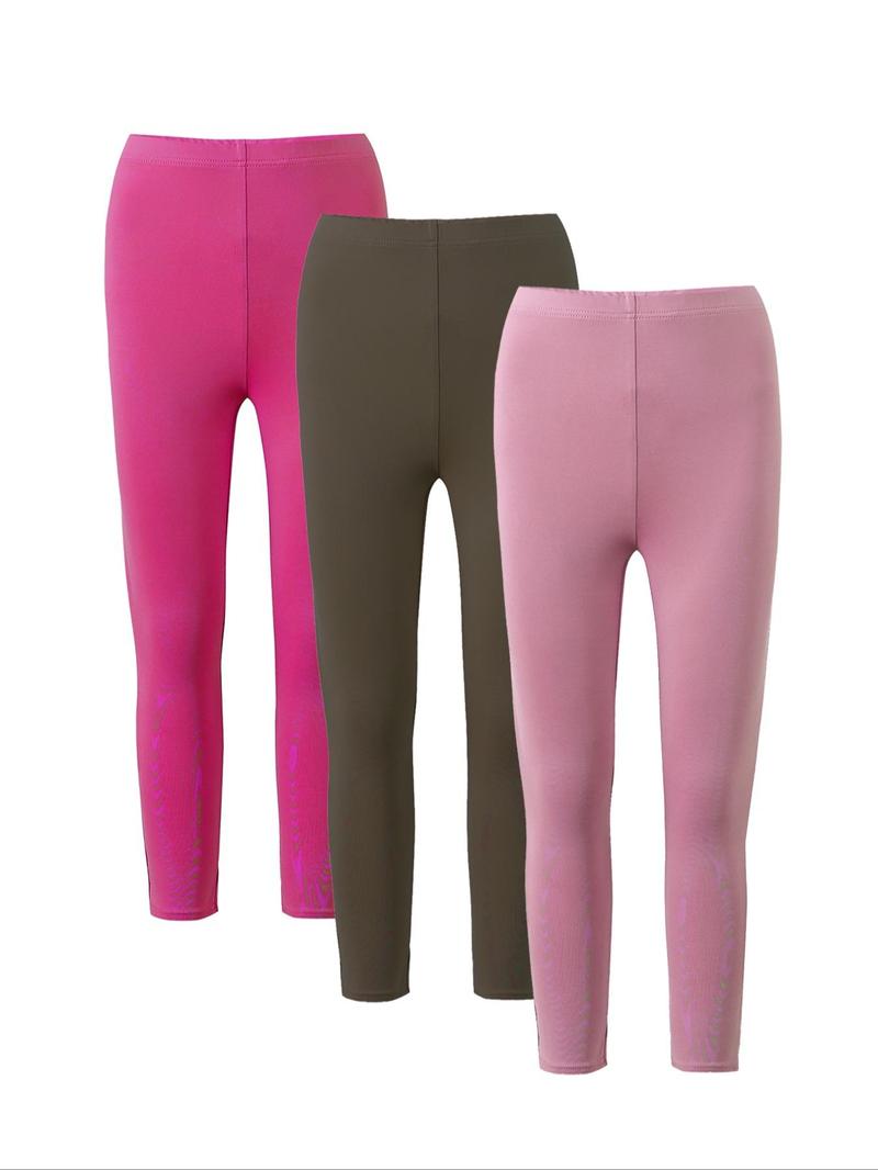 Product Introduction of Women's Solid Color High Stretch Leggings, Casual Comfy Breathable Skinny Pants for Daily Wear, Ladies Bottoms for All Seasons 3