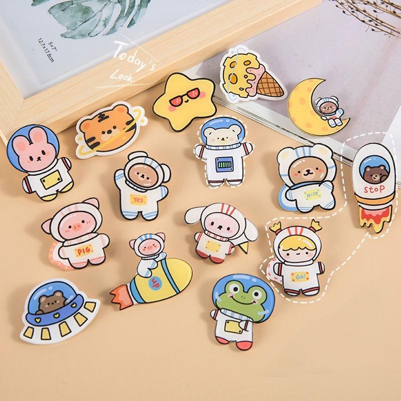  SET10 Huy Hiệu Cài Balo Ghim Cài Balo Ghim Cài Quần Áo Anime Cute Ghim Pin Cài Cặp Nhân Vật VŨ TRỤ đồ 1k free ship 