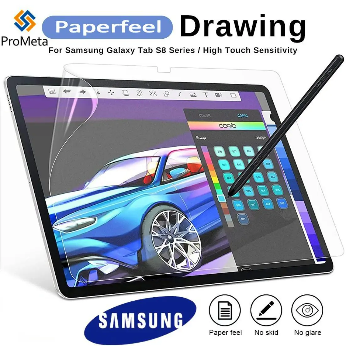 Samsung Galaxy Paper Like Screen Protector for Tab S10 Lite S11 S10 S10 ...