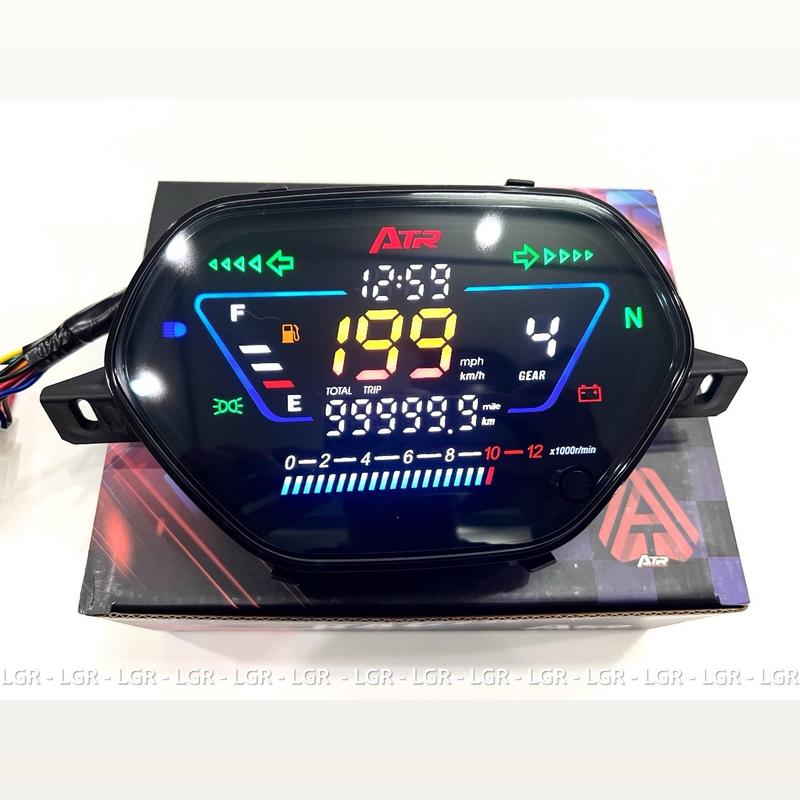 Đồng Hồ Điện Tử Wave Blade, Wave 2004, Wave Thái 110, Chính Hãng ATR Màn Hình HD Cảm Ứng, Phụ Tùng, Phụ Kiện Xe Máy