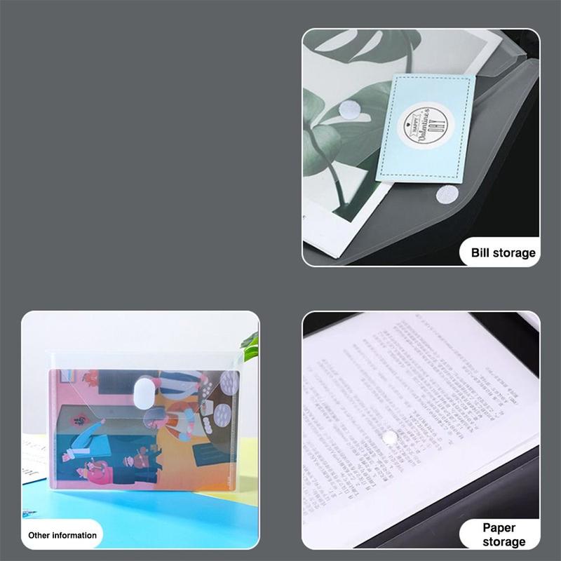 Product Introduction of Folder Fail, Tebal, Kalis Air, Lutsinar, Sesuai untuk Saiz A4 / A5 / A7 / A8, Pemegang Fail Kertas Kad Plastik, Sesuai untuk Kegunaan Sekolah dan Pejabat Stationery 17