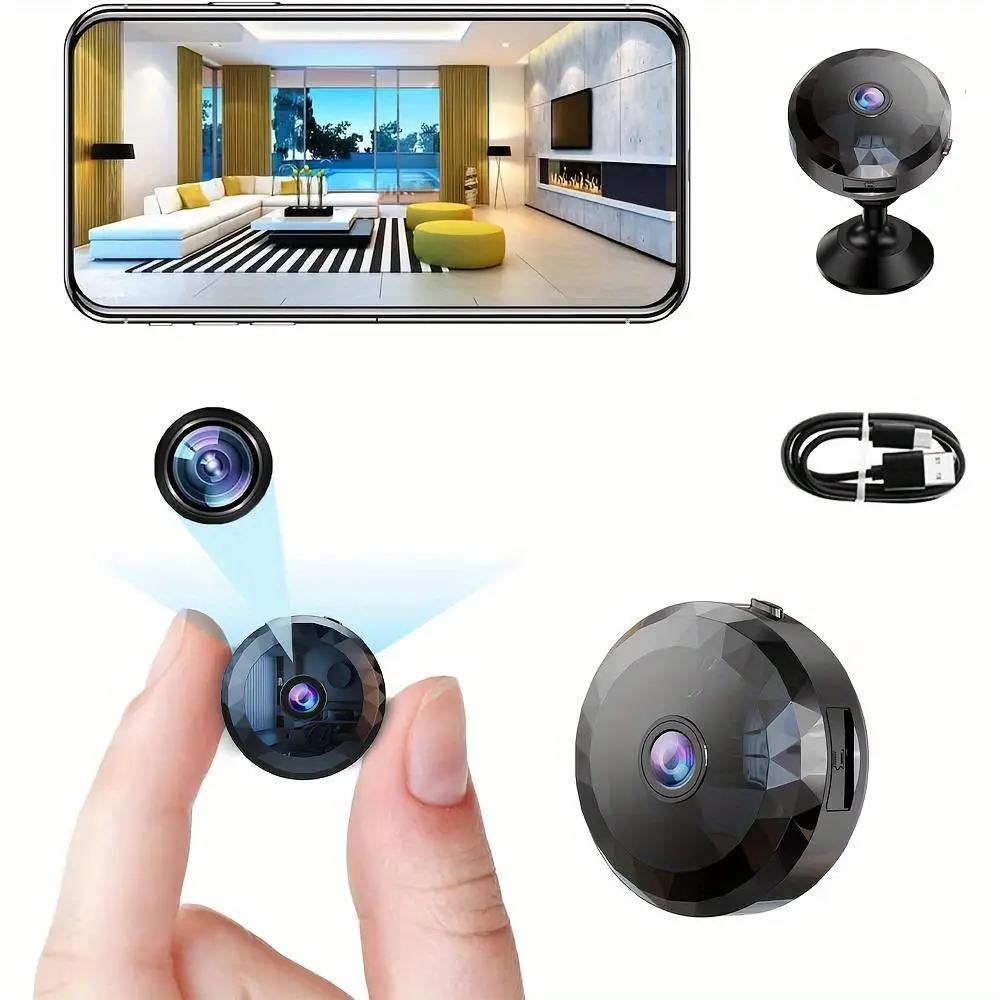 Wireless Security Camera, Rechargeable Smart Home Security Camera, Monitoring Camera, Security Camera for Home, Office, Store