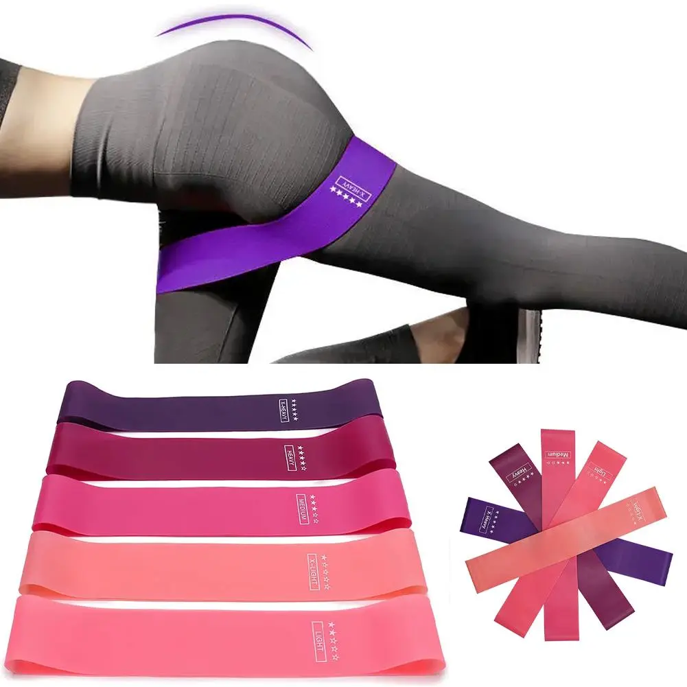 Yoga Fitness Hip Band Resistance Bands Set Booty For Women And Men Best Exercise Workout Working Out Legs Butt Glute Stretch Gym Fitness Equipment Sets