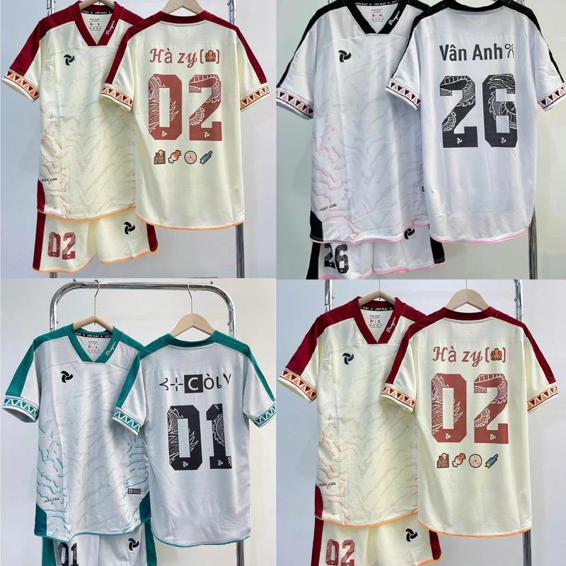 [50-65kg] Áo bóng đá CÓ IN TÊN - mẫu KLG JP Dragon chất THUN lạnh, mềm mịn thoáng mát -Sport Top